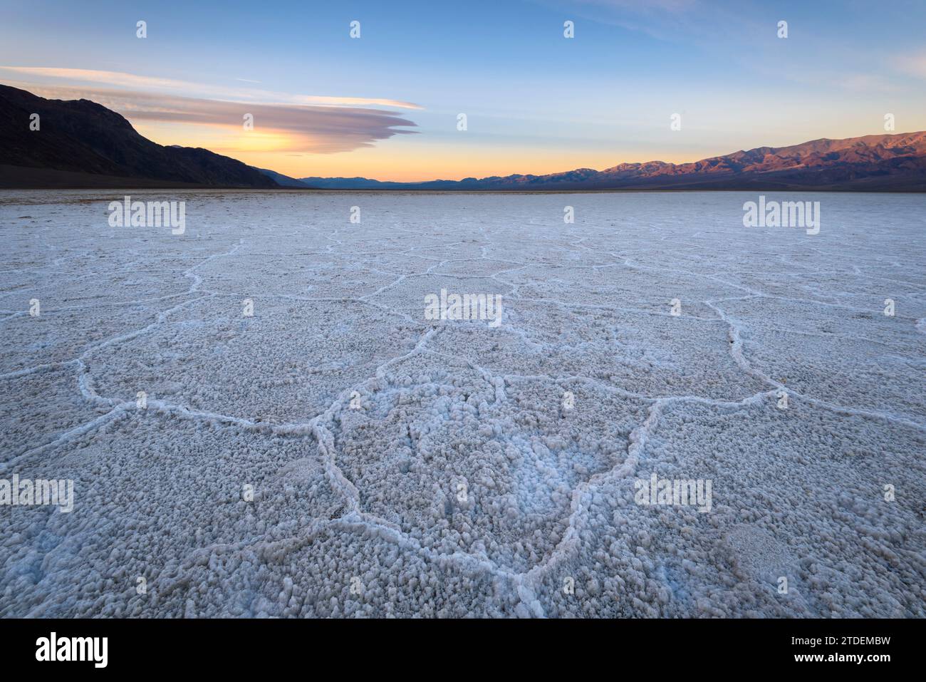 Salt Formations At Badwater Basin In Death Valley National Park Salt Formations At Badwater Basin In Death Valley National Park