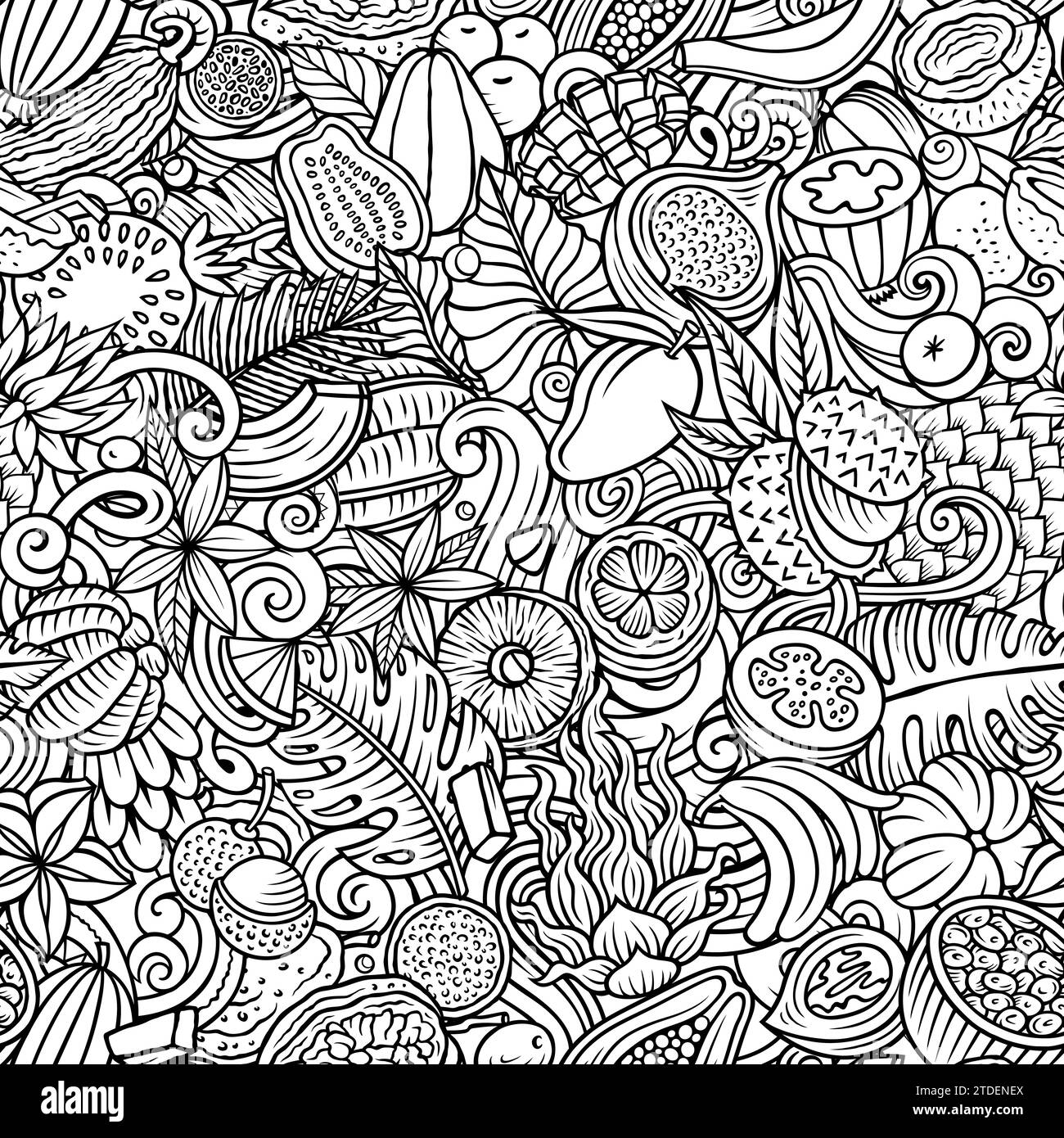 Rambutan leaves Black and White Stock Photos &amp; Images - Alamy