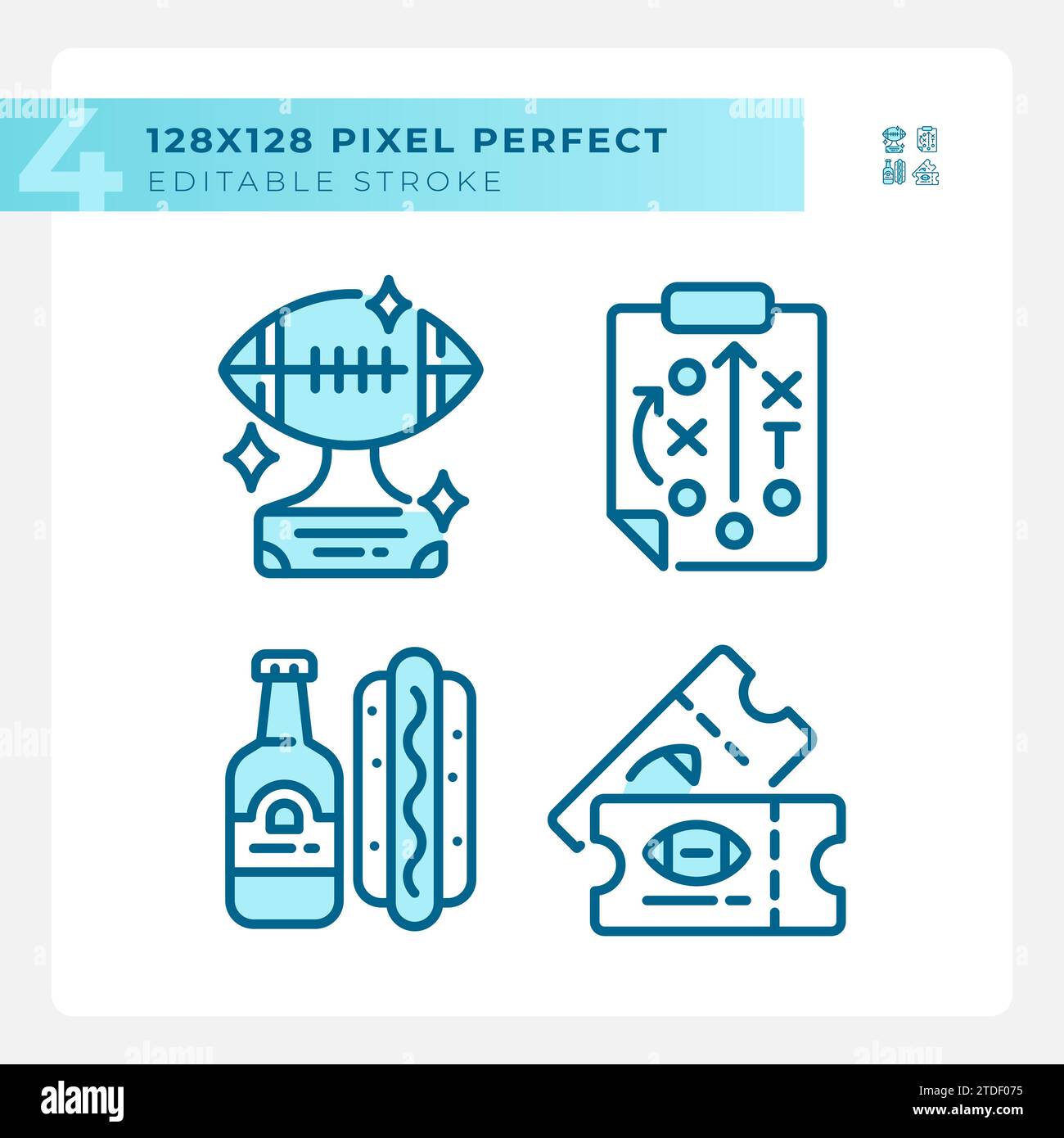 Mobile football with trophy Stock Vector Images - Alamy