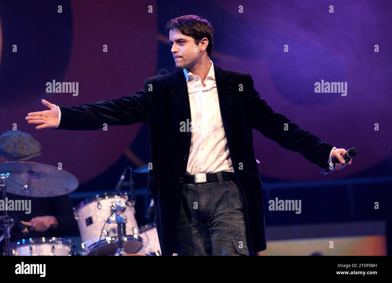 Milan Italy 20031215 Samuele Bersani,Italian singer, live concert at