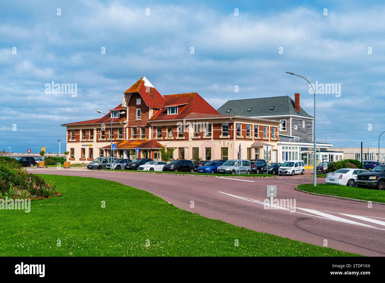 Old post office, St. Pierre, Territorial Collectivity of Saint-Pierre and Miquelon, Overseas Collectivity of France, North America Stock Photo