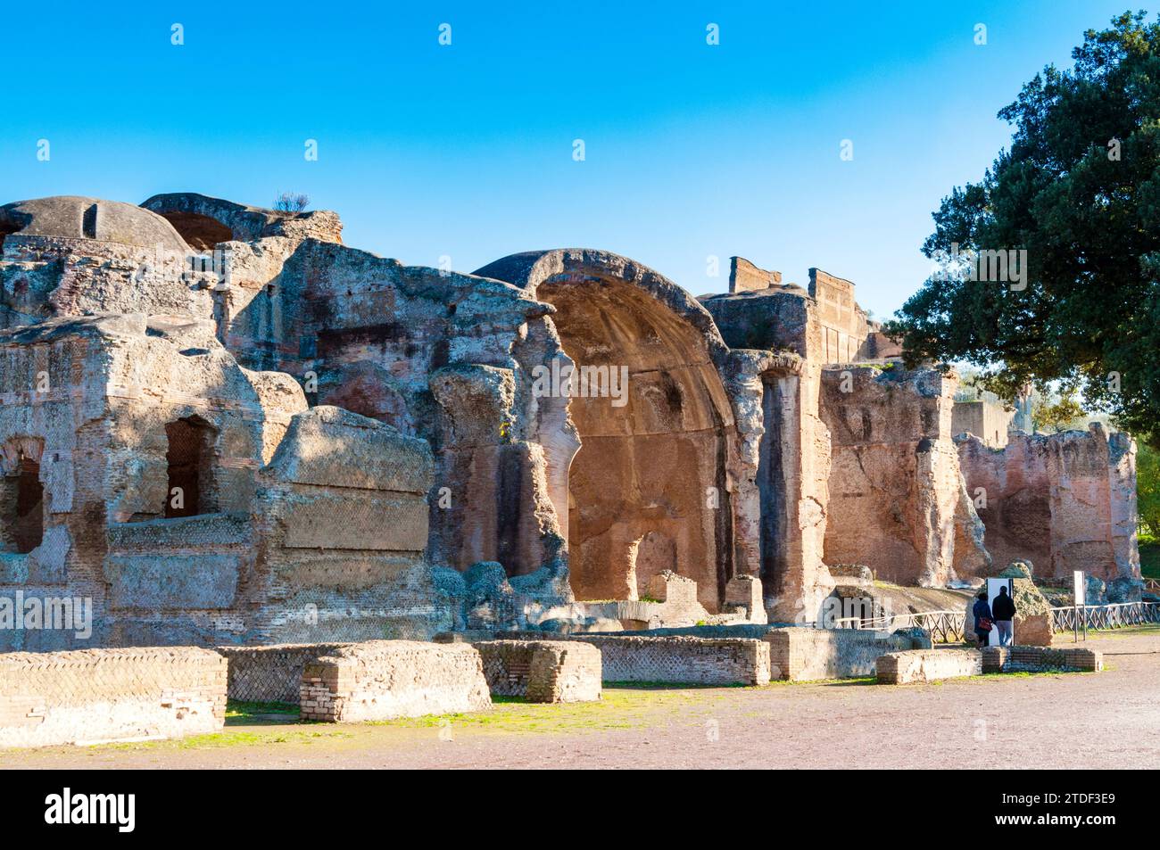 Roman Great Baths, Hadrian's Villa, UNESCO World Heritage Site, Tivoli, Province of Rome, Latium (Lazio), Italy, Europe Stock Photo