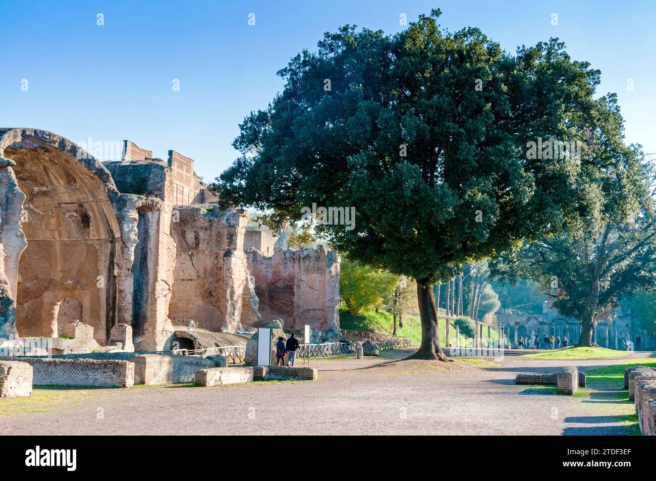 Roman Great baths, Hadrian's Villa, UNESCO World Heritage Site, Tivoli, Province of Rome, Latium (Lazio), Italy, Europe Stock Photo