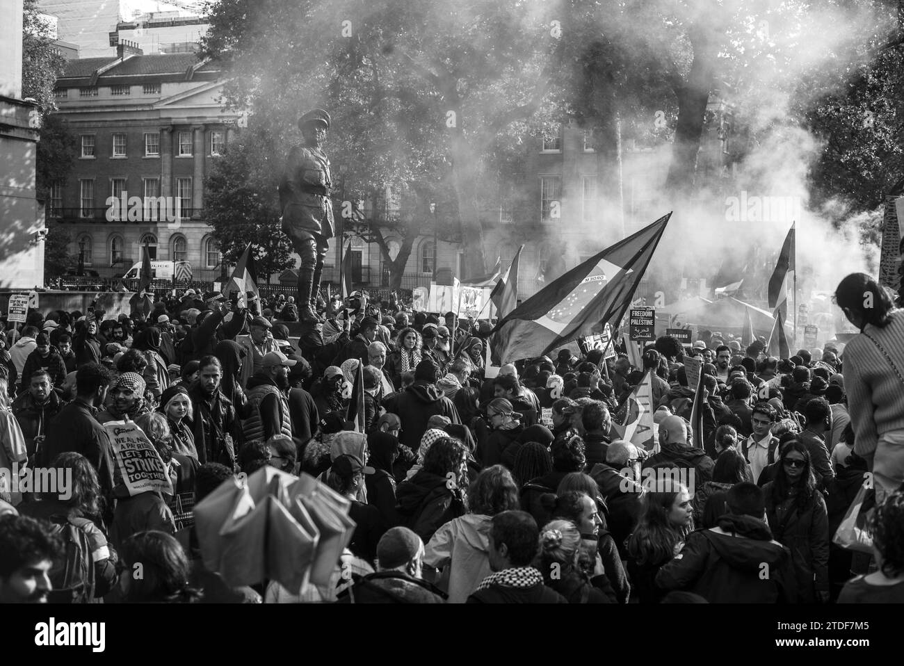 Pro-Palestine demonstration in London / UK Stock Photo - Alamy