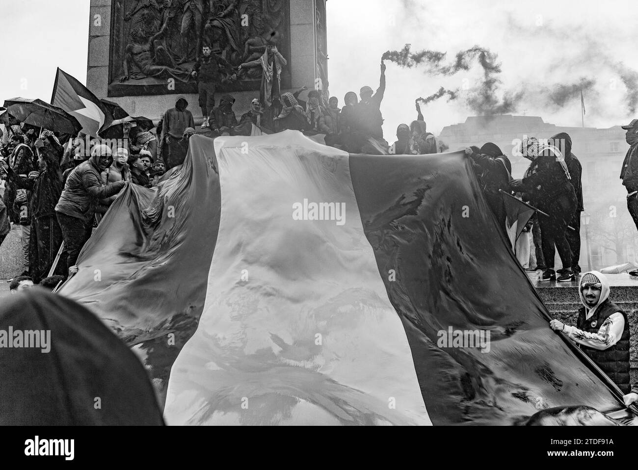 Pro-Palestine demonstration in London / UK Stock Photo - Alamy