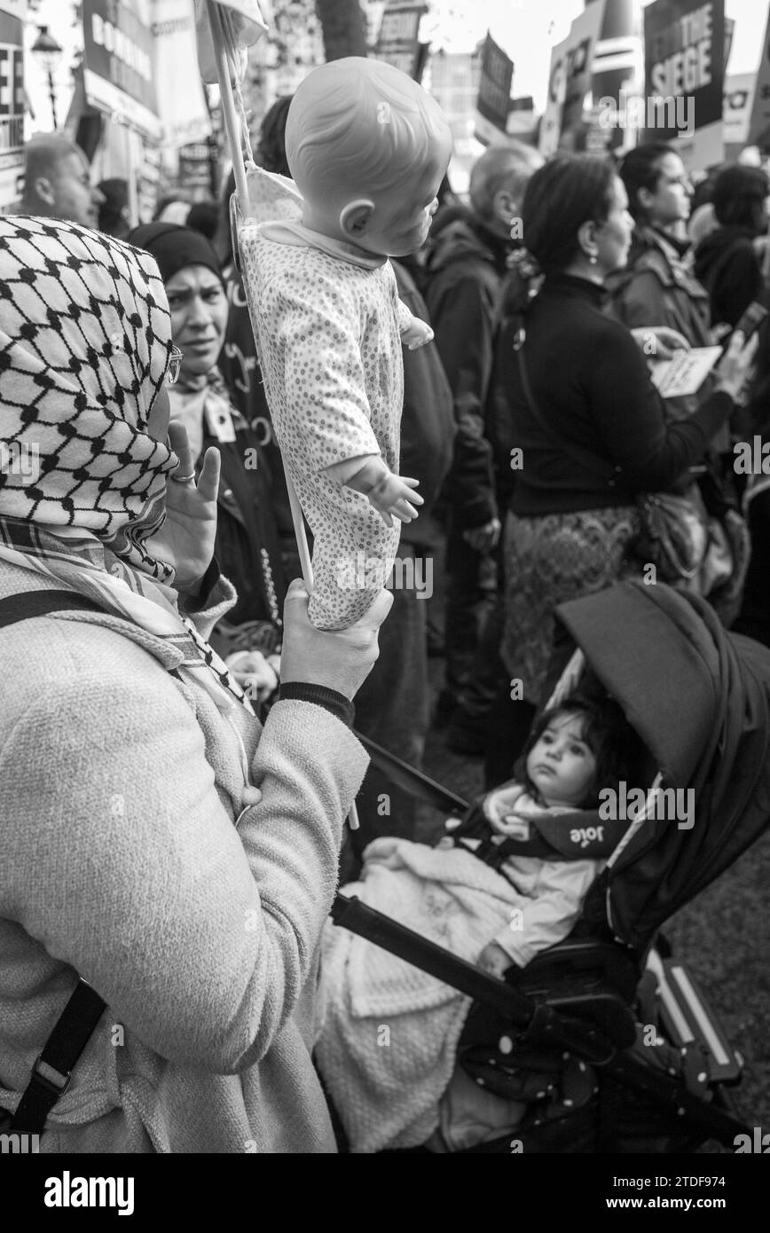 Pro-Palestine demonstration in London / UK Stock Photo - Alamy
