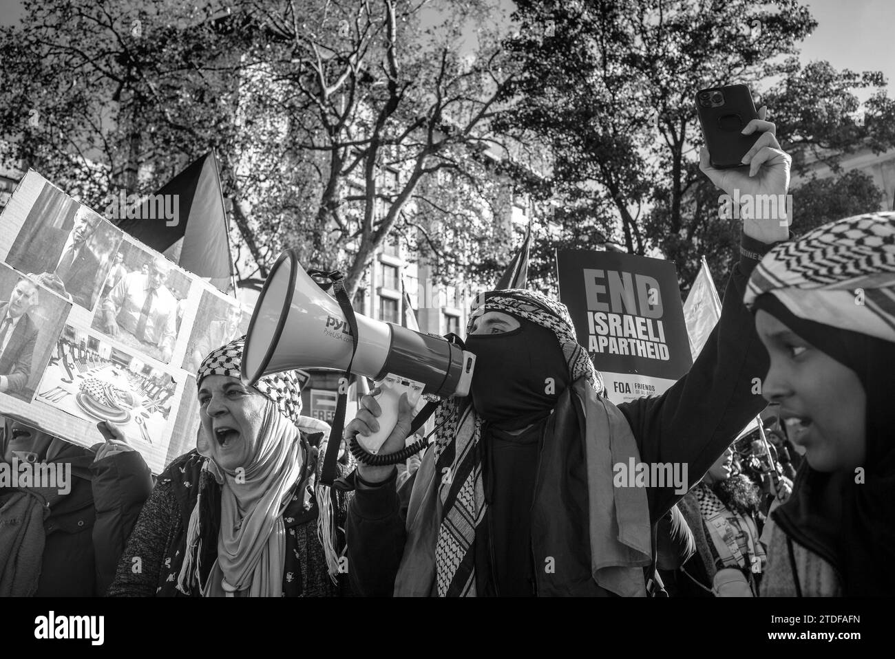 Pro-Palestine demonstration in London / UK Stock Photo - Alamy