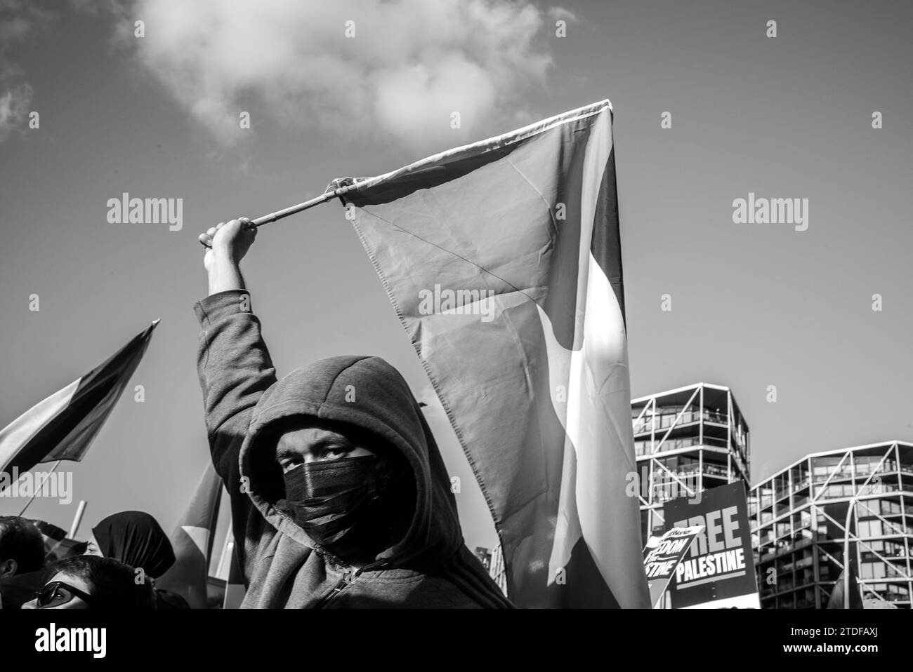 Pro-Palestine demonstration in London / UK Stock Photo - Alamy