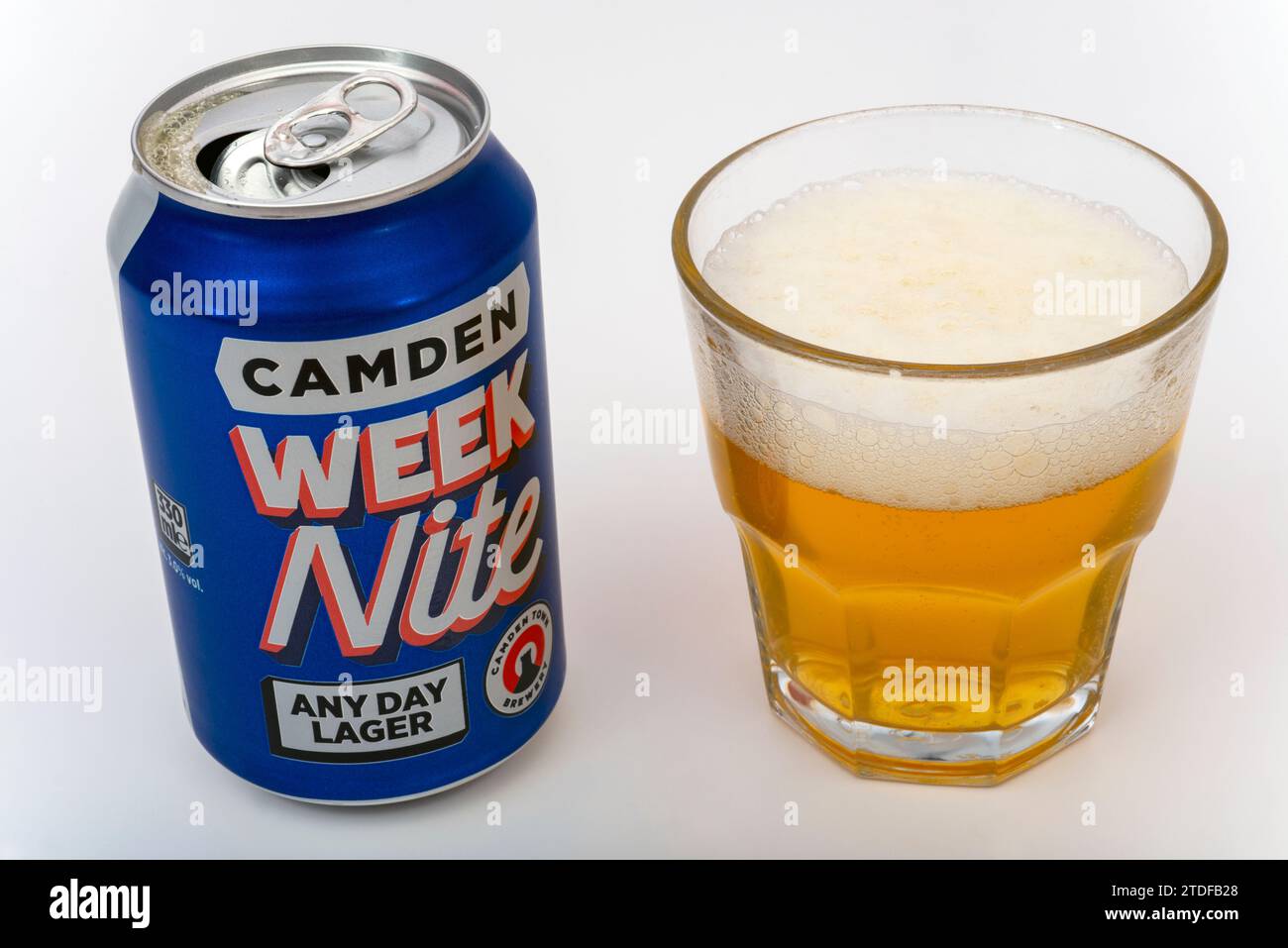 Camden week nite any day lager Stock Photo