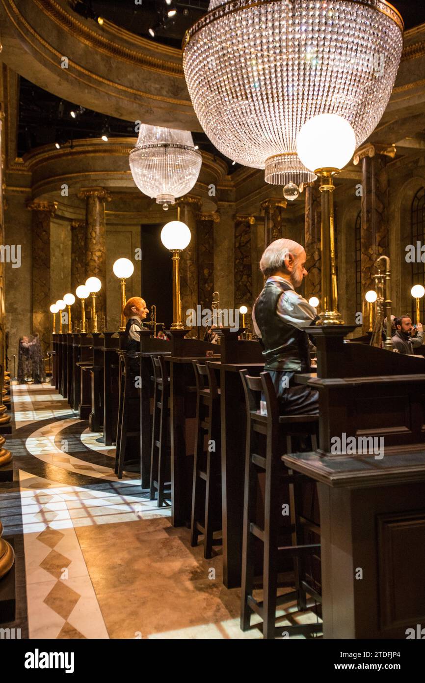 Harry Potter, Gringott bank, Warner Studios London Stock Photo