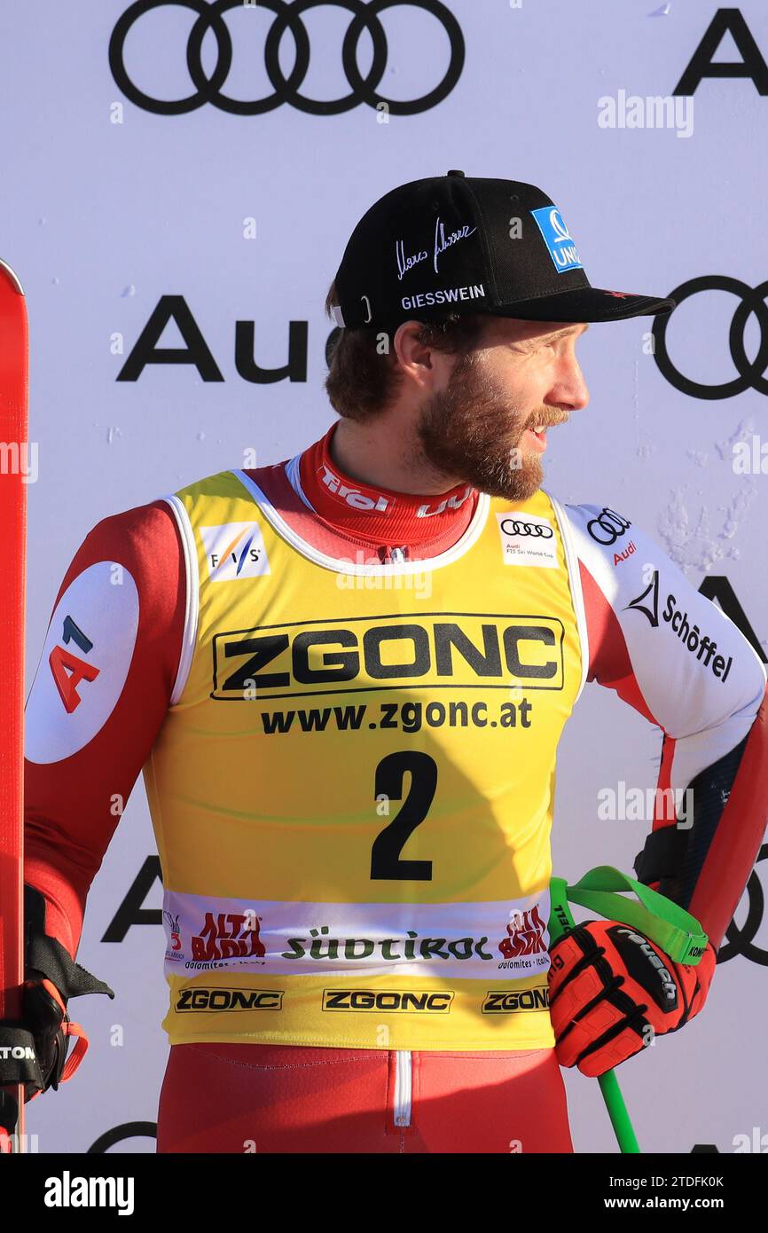 Alta Badia, South Tyrol, Italy. 18th Dec, 2023. Audi FIS Ski World Cup, Giant Slalom Day 2; 2nd