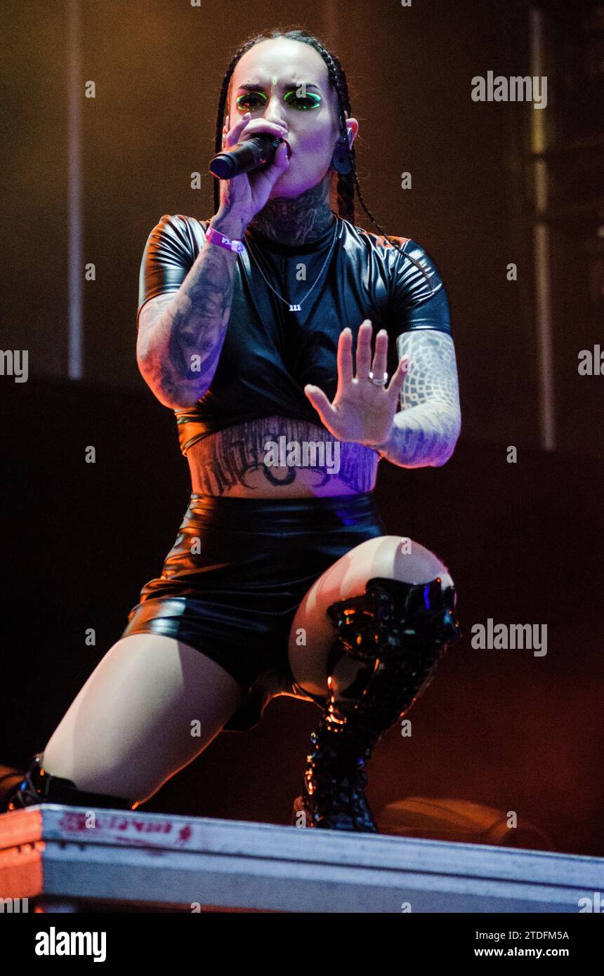 Tatiana Shmayluk of Jinjer performing at Release Athens Festival in ...