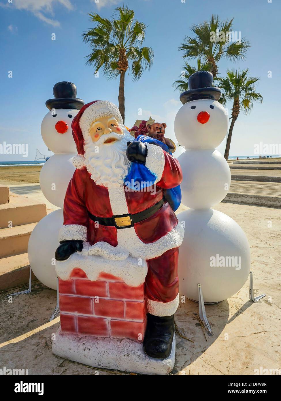 christmas-and-new-year-decorations-at-larnaka-beach-cyprus-stock-photo