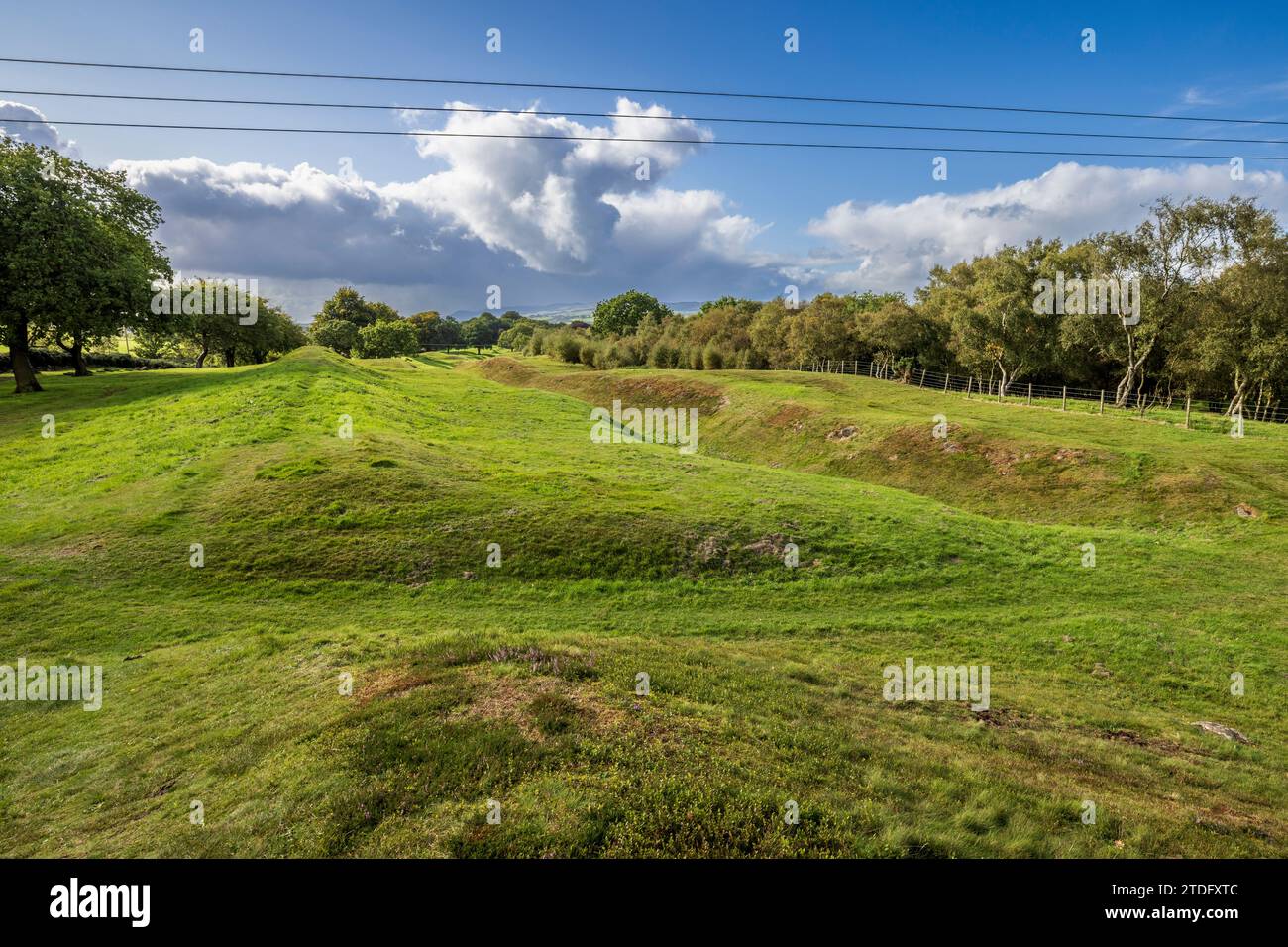 Along the Roman Antonine Wall and Defensive Ditch at Rough Castle ...