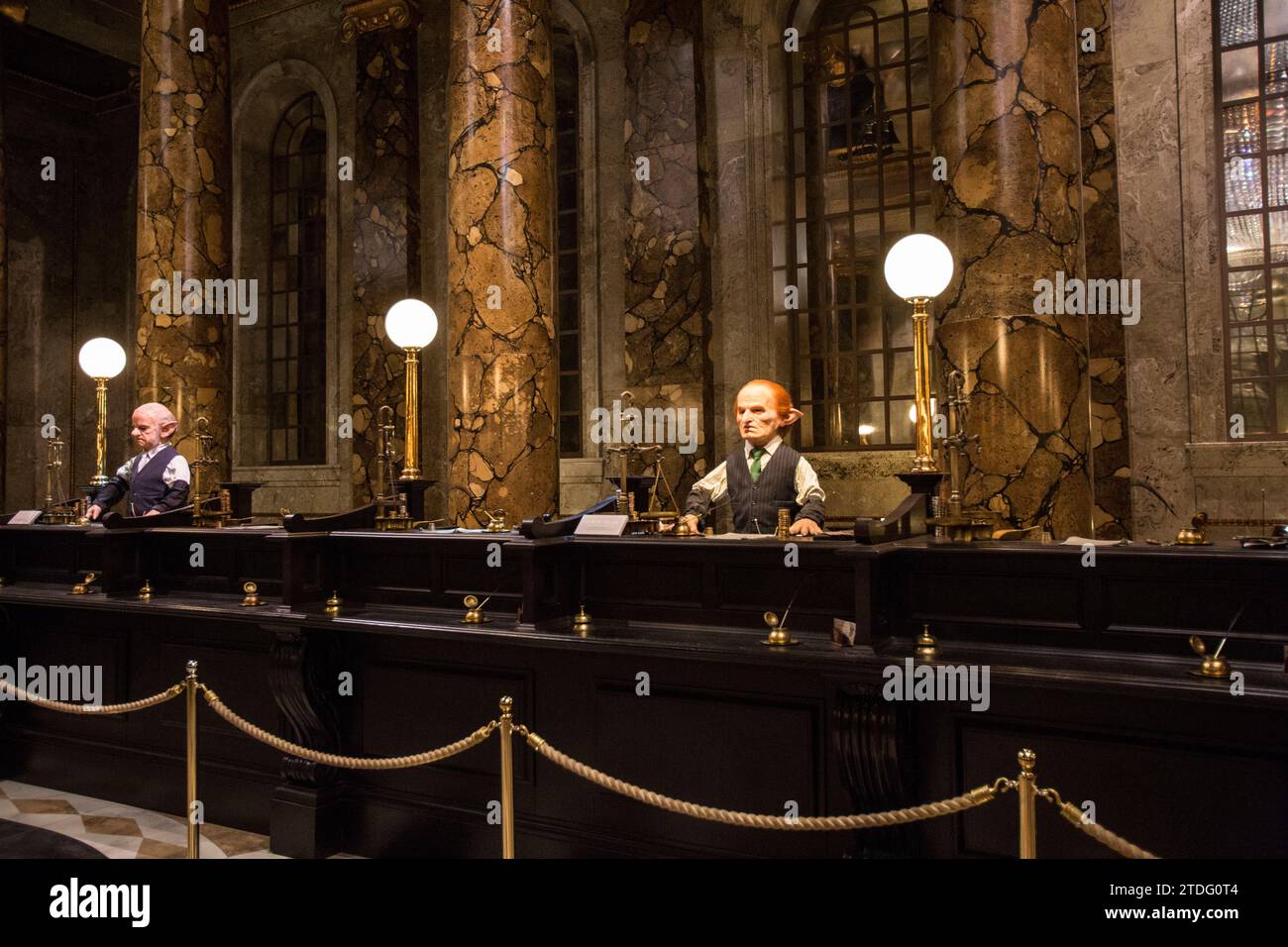 Harry Potter, Gringott bank, Warner Studios London Stock Photo