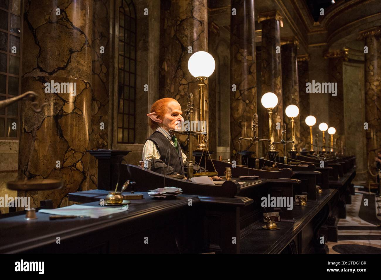 Harry Potter, Gringott bank, Warner Studios London Stock Photo