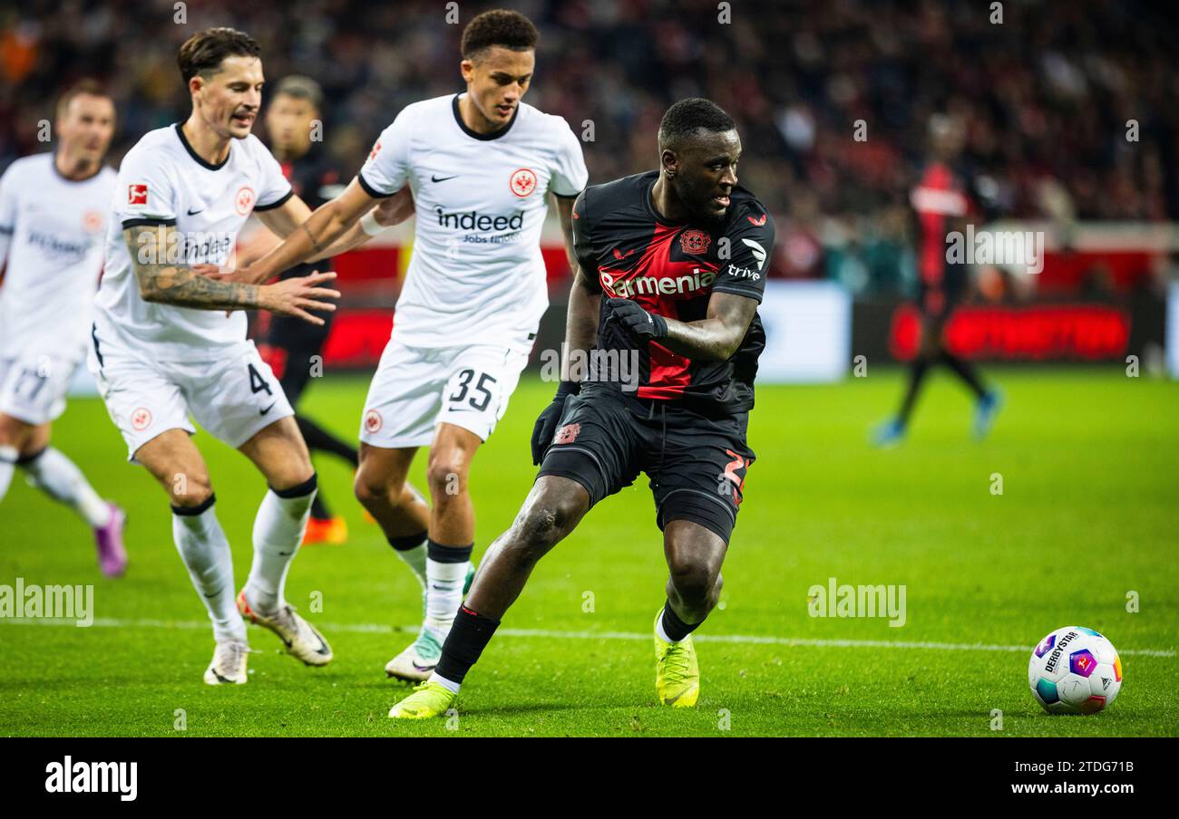 Leverkusen, Germany. 17th Dec 2023. Victor Boniface (Leverkusen) Bayer