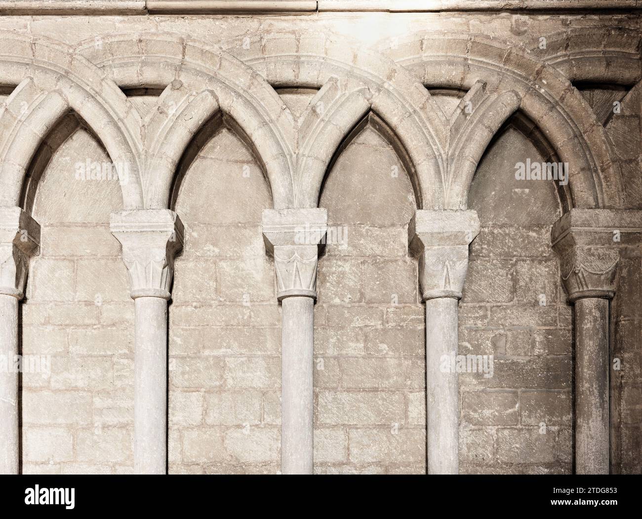 Romanesque Rounded Arh Romanesque rounded arches hi-res stock photography and images - Alamy