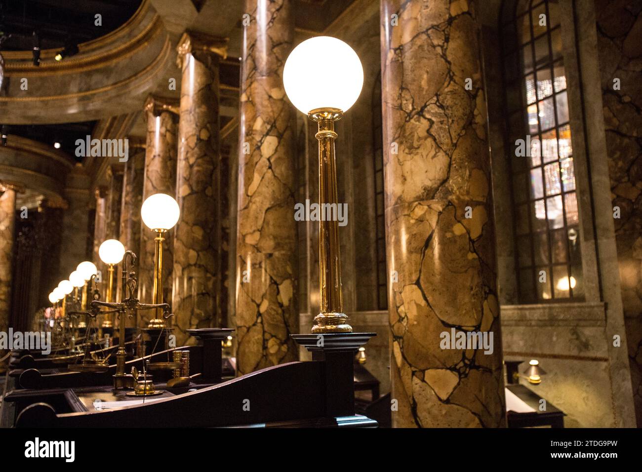 Harry Potter, Gringott bank, Warner Studios London Stock Photo