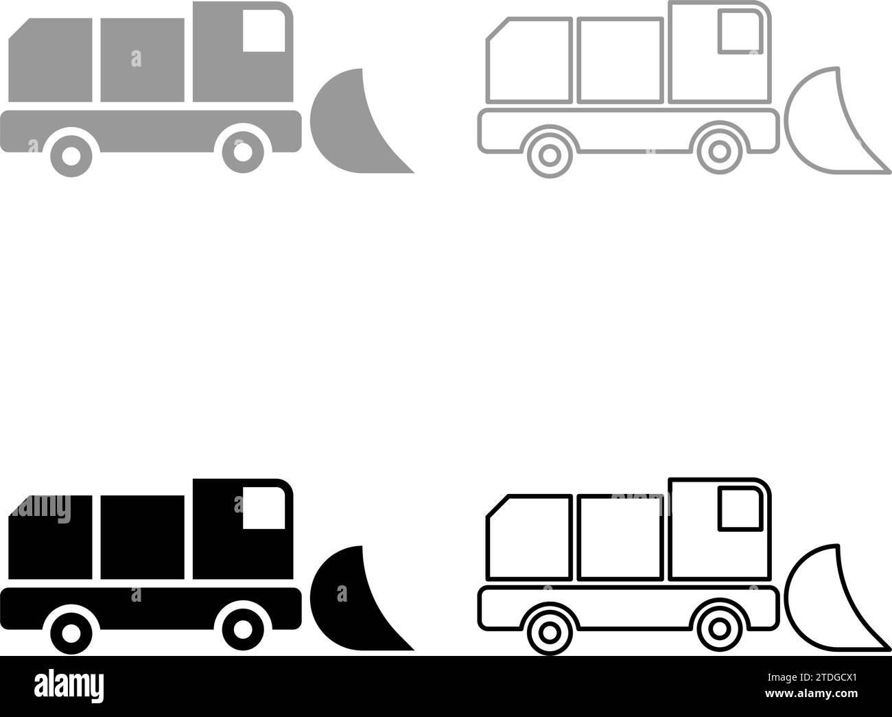 Snowblower snow clear machine snowplow truck plough clearing vehicle