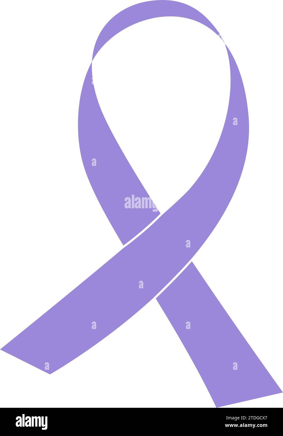 Purple ribbon cancer symbol Stock Vector Images - Alamy