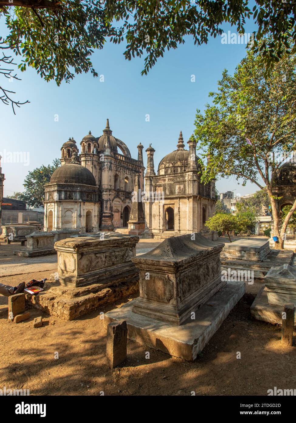 01 19 2023 Vintage Turne of the Centyuri Old Cemetery Dutch colonial architecture The Dutch Cemetery; Surat Gujarat India Asia. Stock Photo