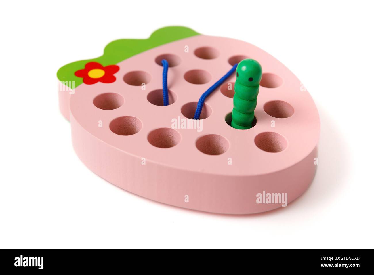 A wooden toy that develops logic and fine motor skills for children of ...