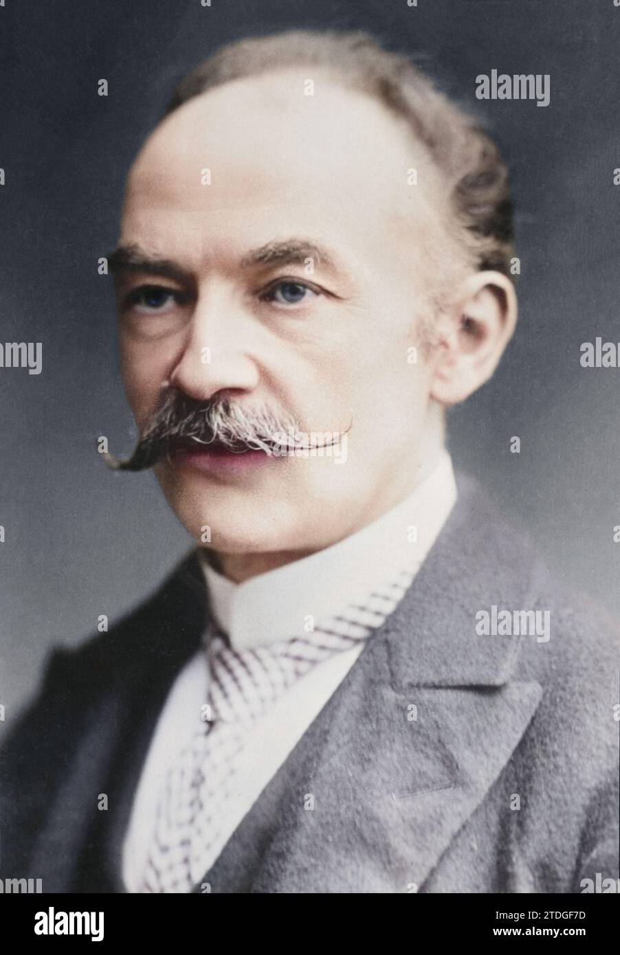 A portrait of Thomas Hardy. Year: between ca. 1910-15. By Bain News Service, publisher. Stock Photo