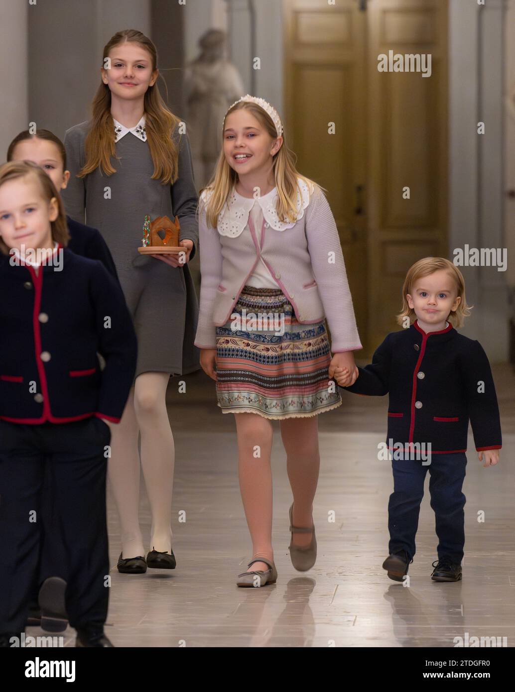 STOCKHOLM 20231218Queen Silvia was joined by her grandchildren Prince(00)