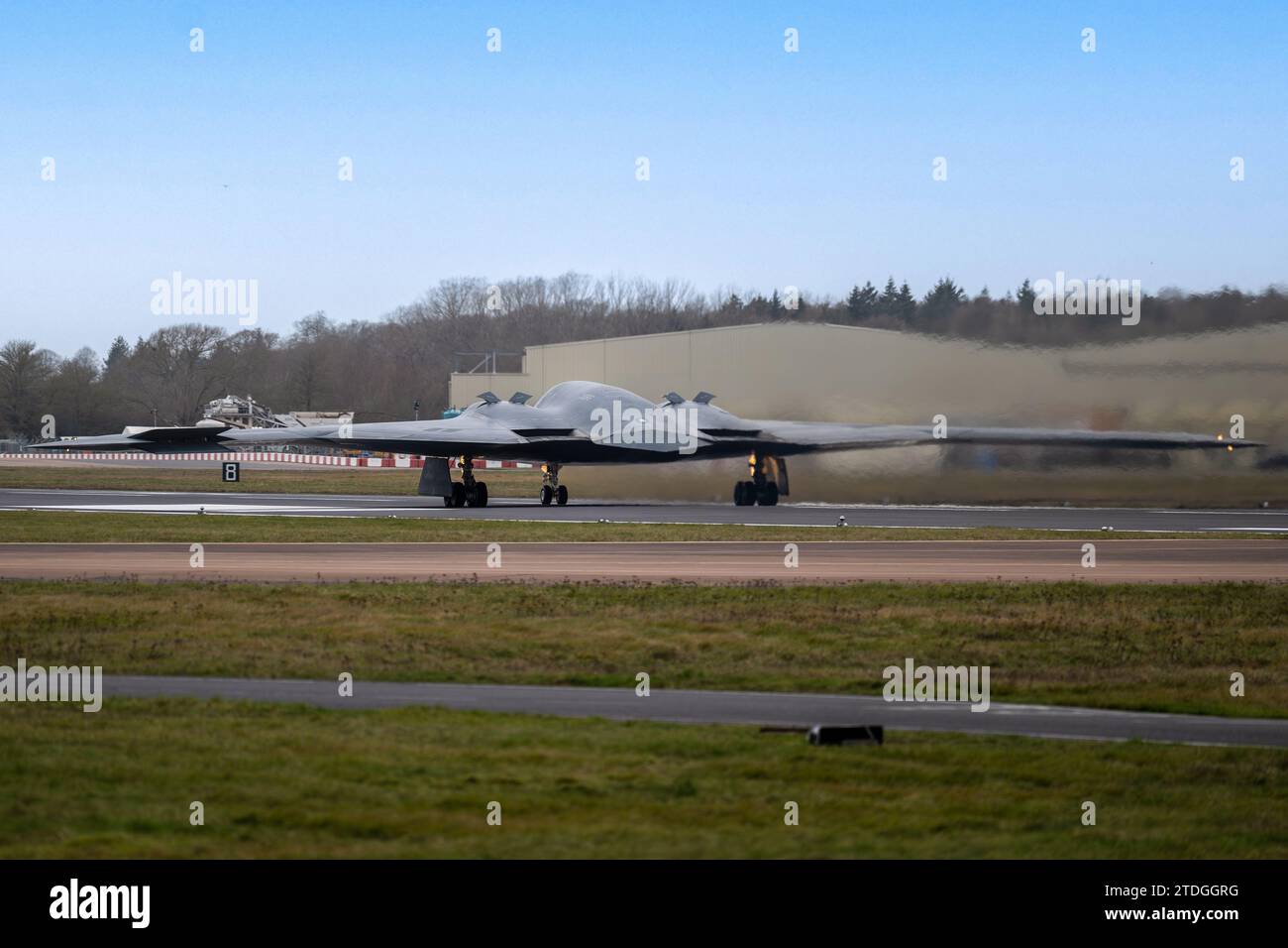 B-2 Stealth Bomber Stock Photo