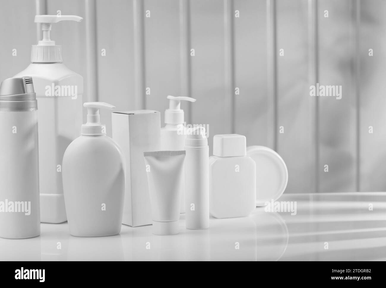 Hygiene care products Black and White Stock Photos & Images - Alamy