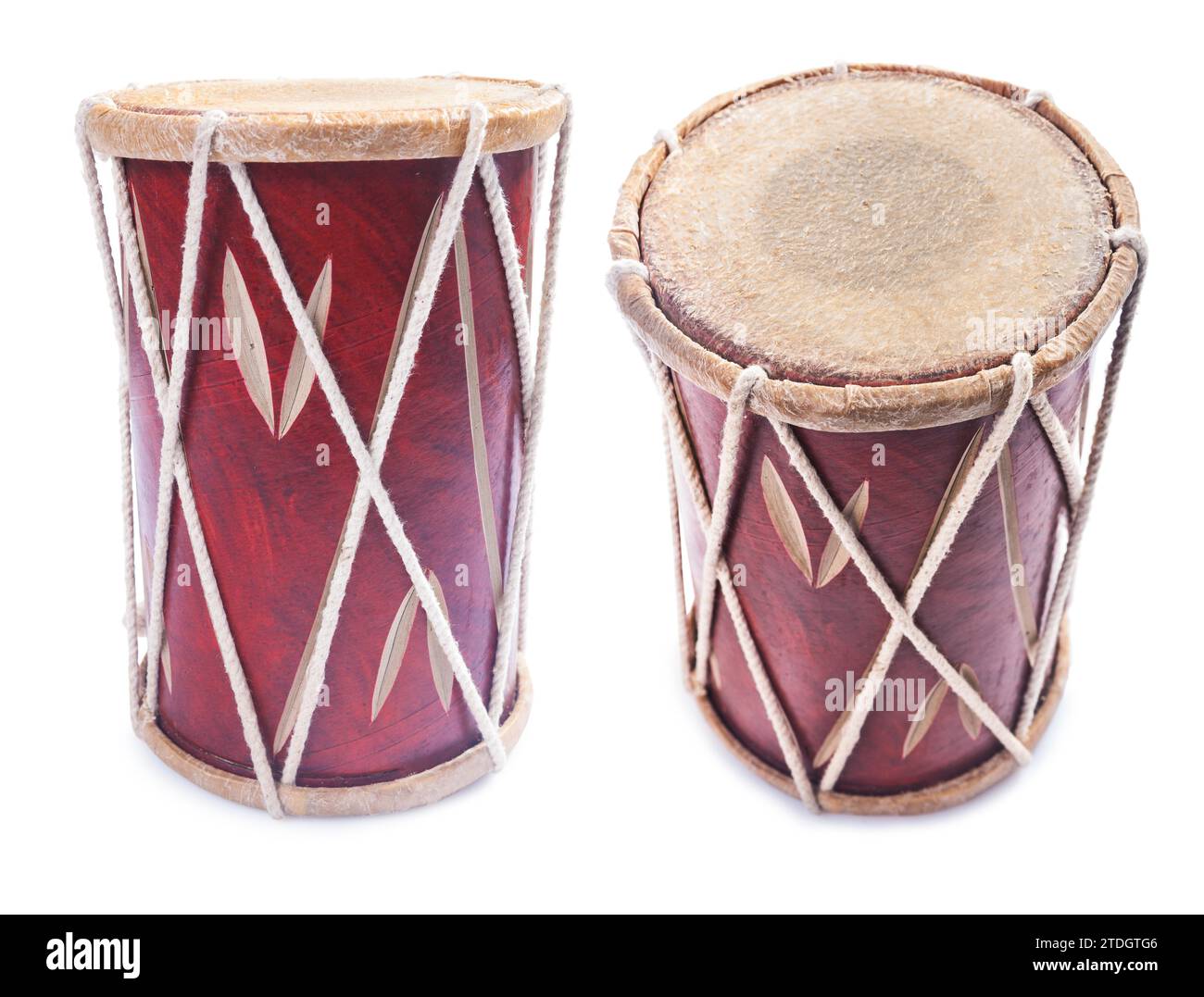 Conga percussion drum instrument isolated Stock Photo Alamy