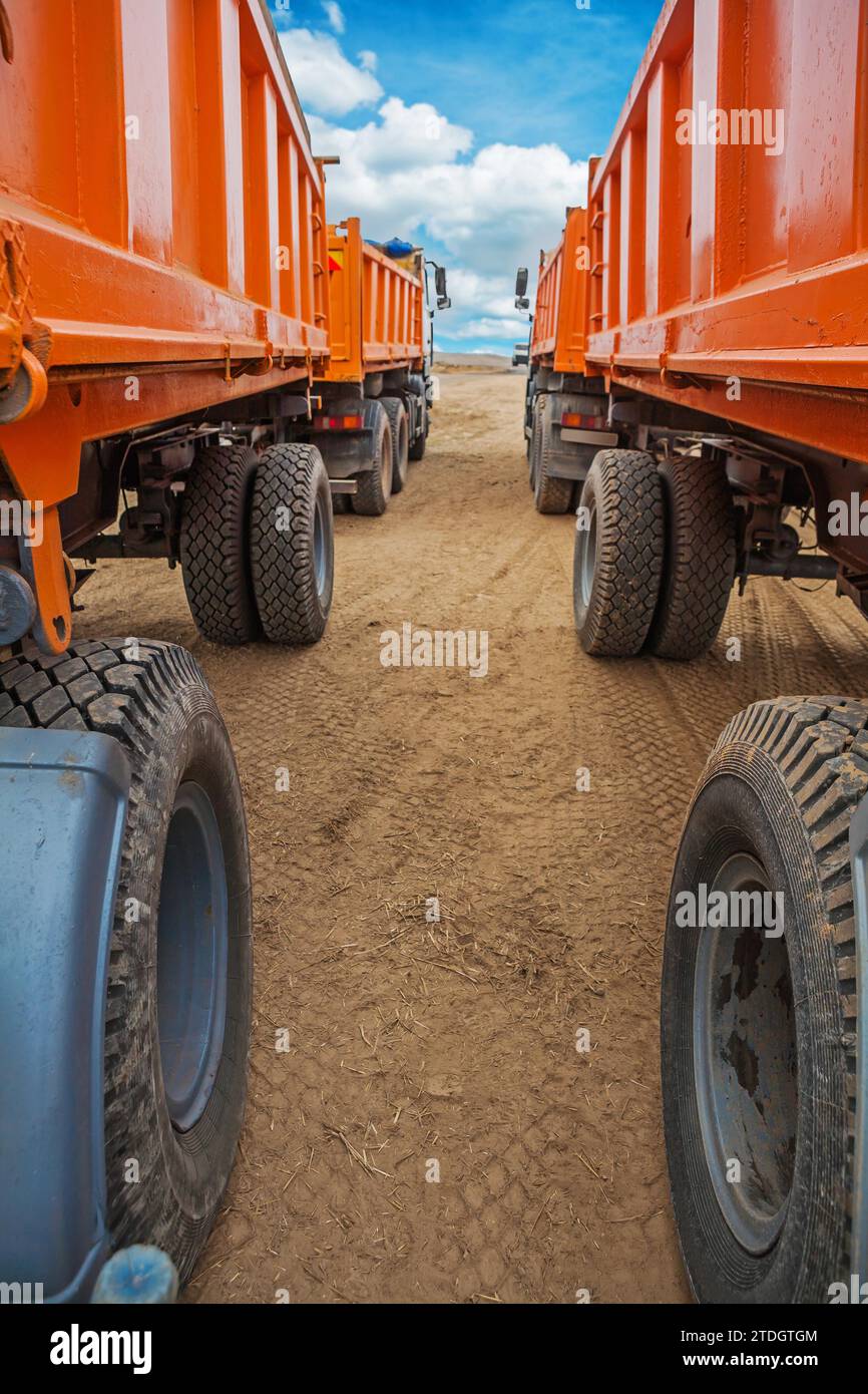 Howv Concept photo howv by tipper on construction site Stock Photo - Alamy