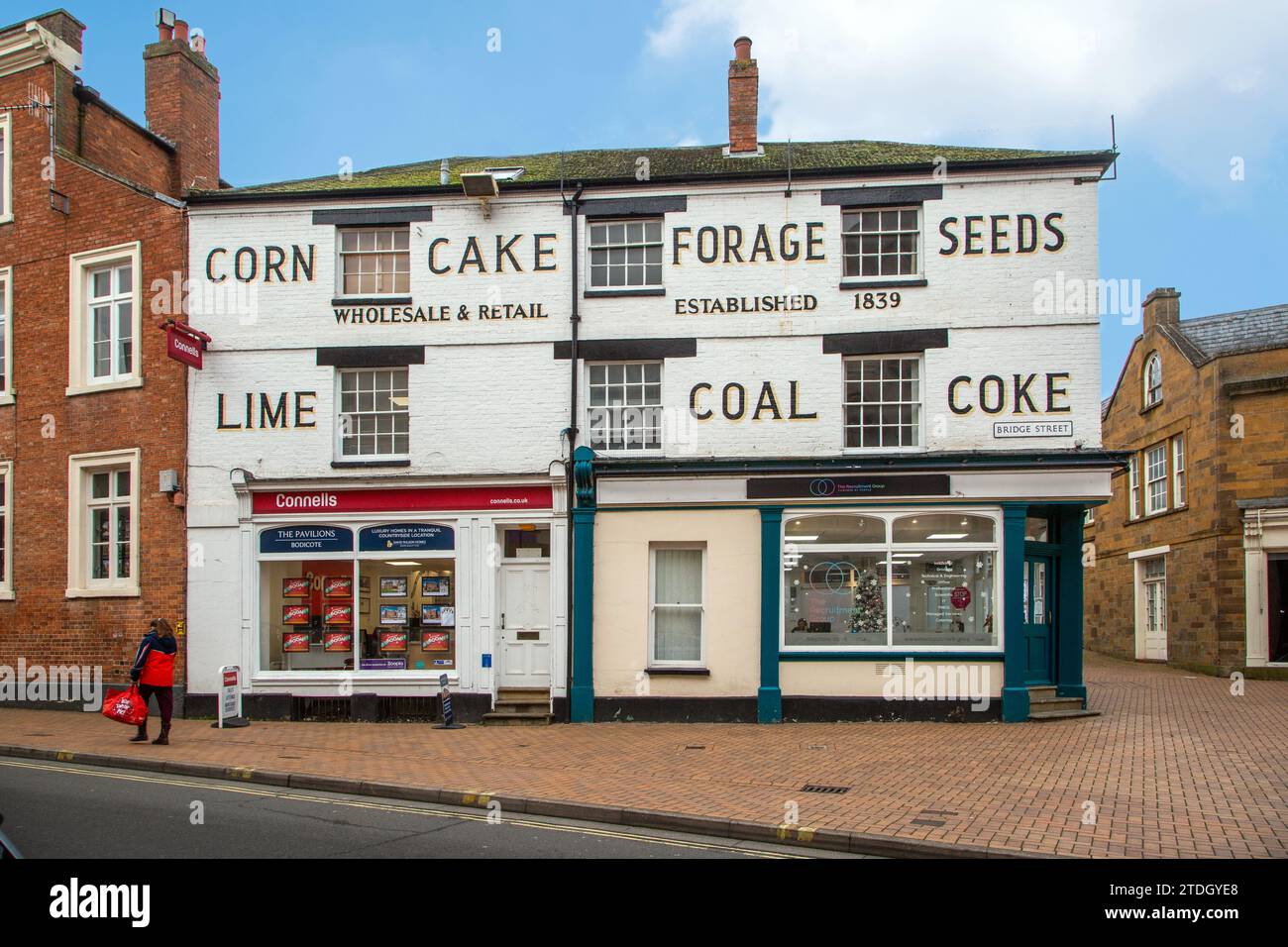 The Lampreys building in Bridge Street Banbury Oxfordshire the former
