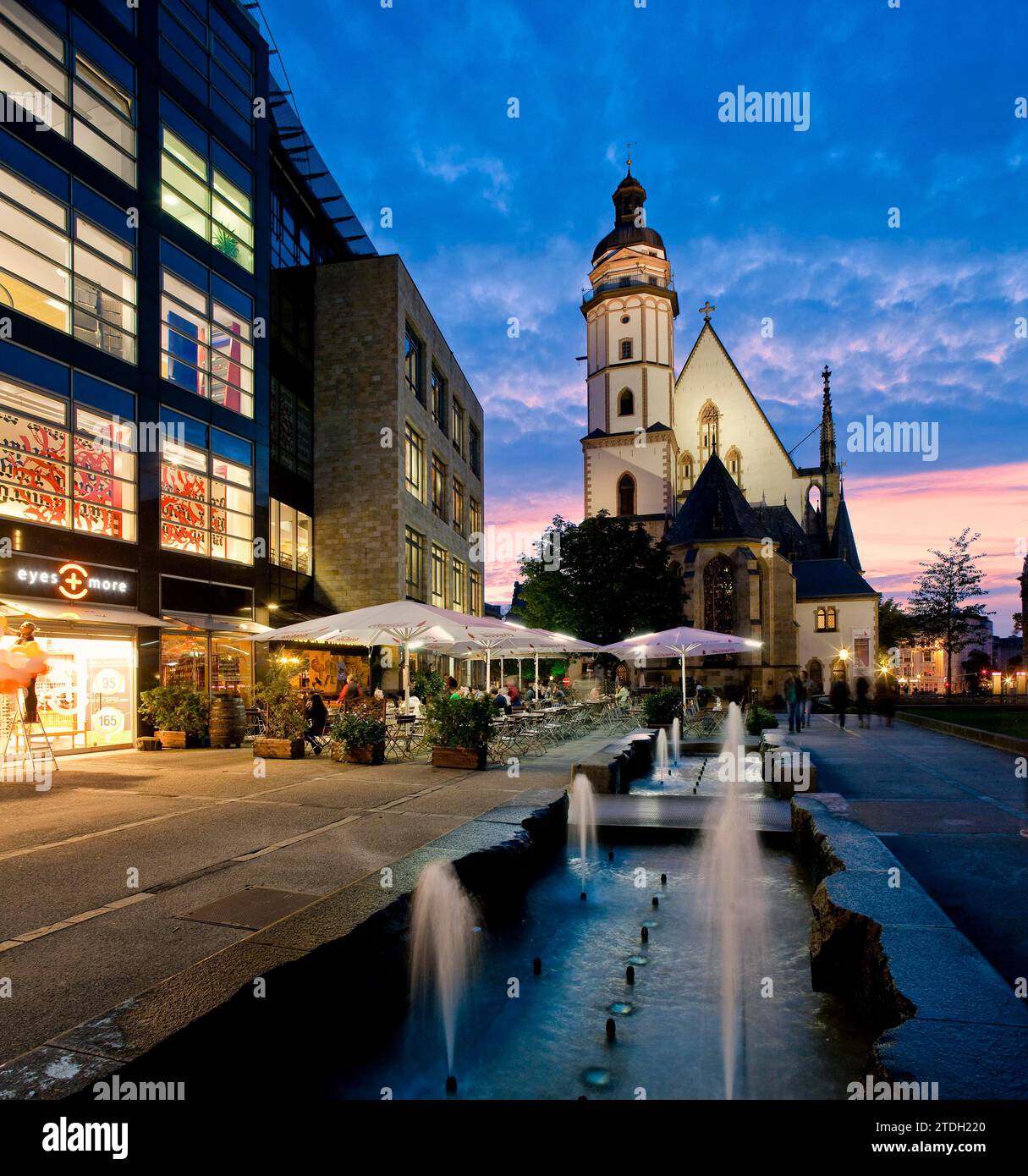 St Thomas' Church in Leipzig is one of the city's two main churches and ...