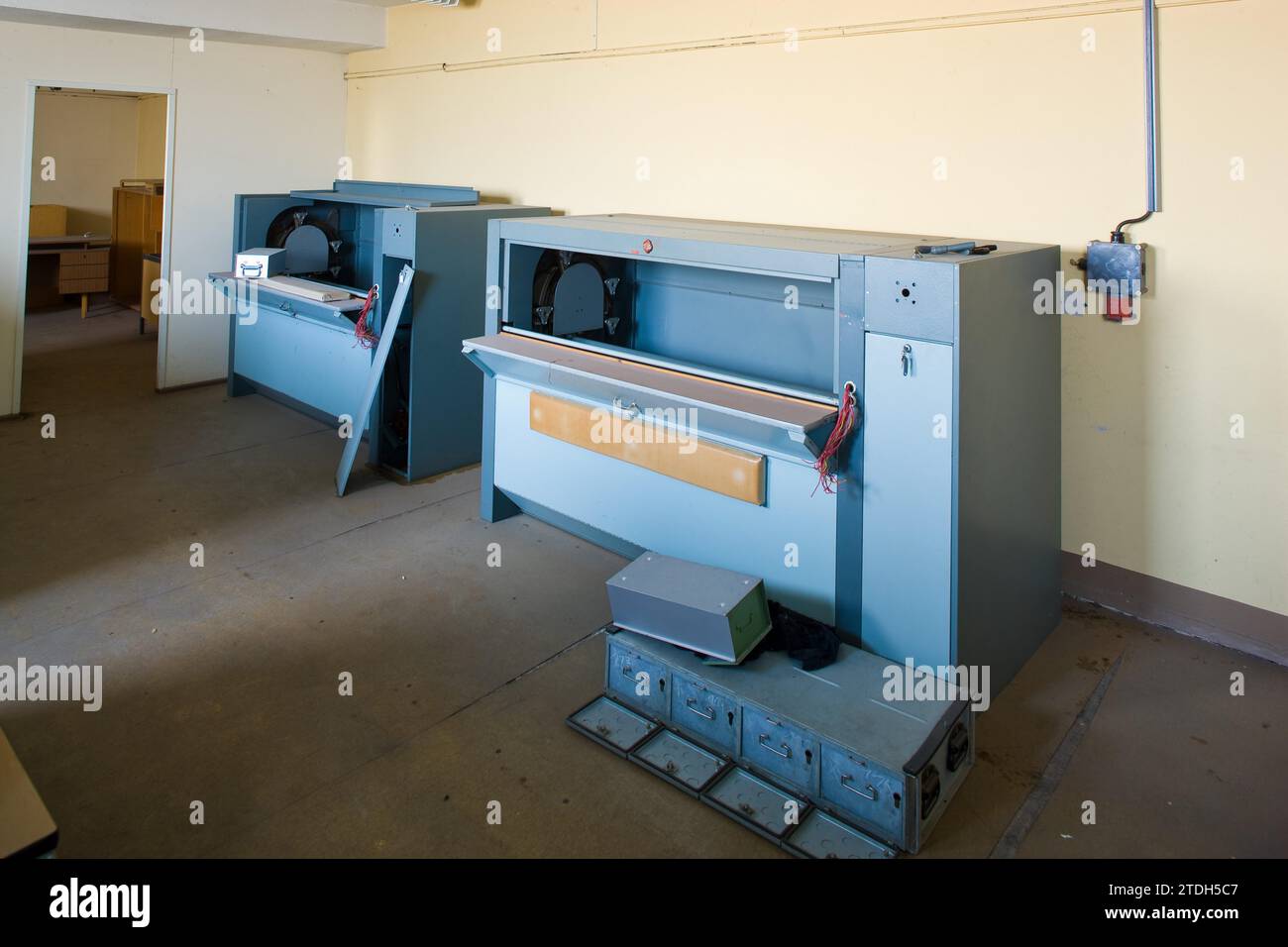Dresden Stasi memorial, interrogation rooms, archive, photo lab Stock ...