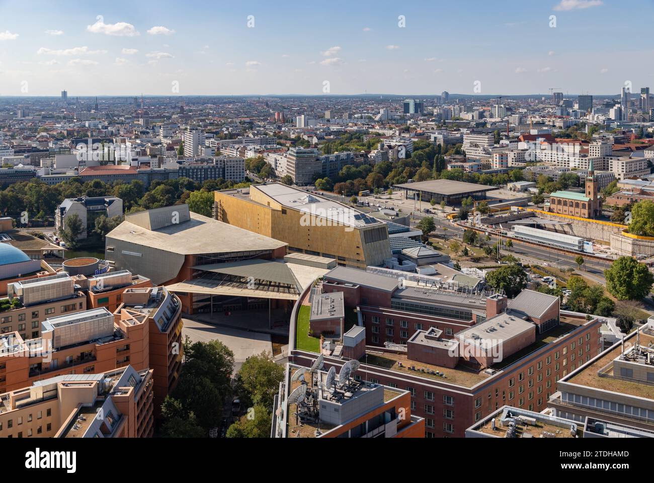 A Picture Of The Potsdamer Platz Theater And The Berlin State Library ...