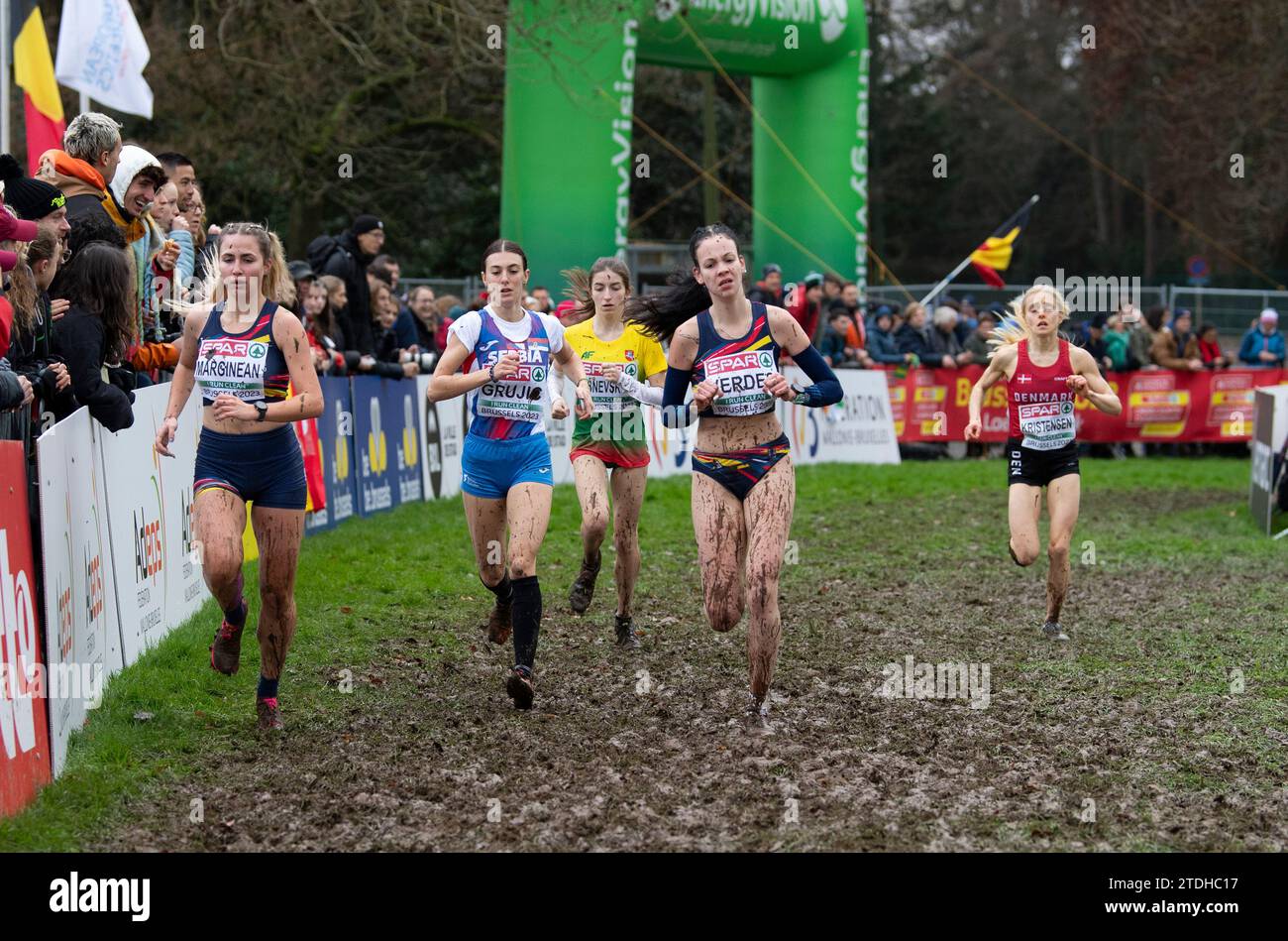 Iulia Florina Marginean and Diana Verdes of Romania competing in the