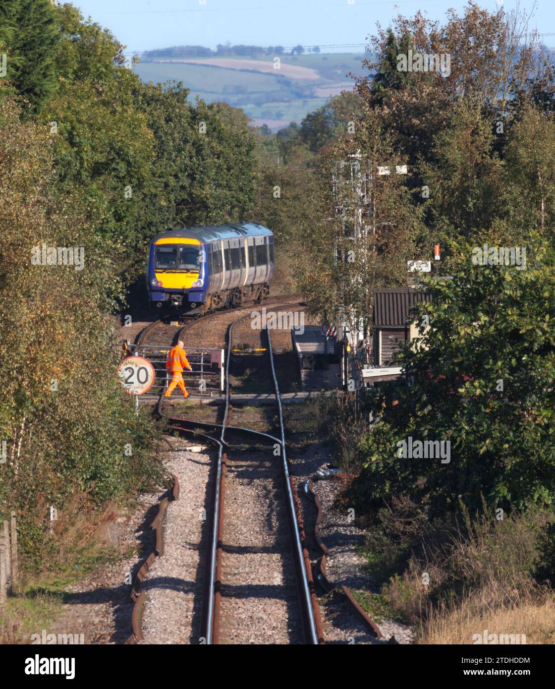 The Network rail signaller closed the manual level crossing gates at