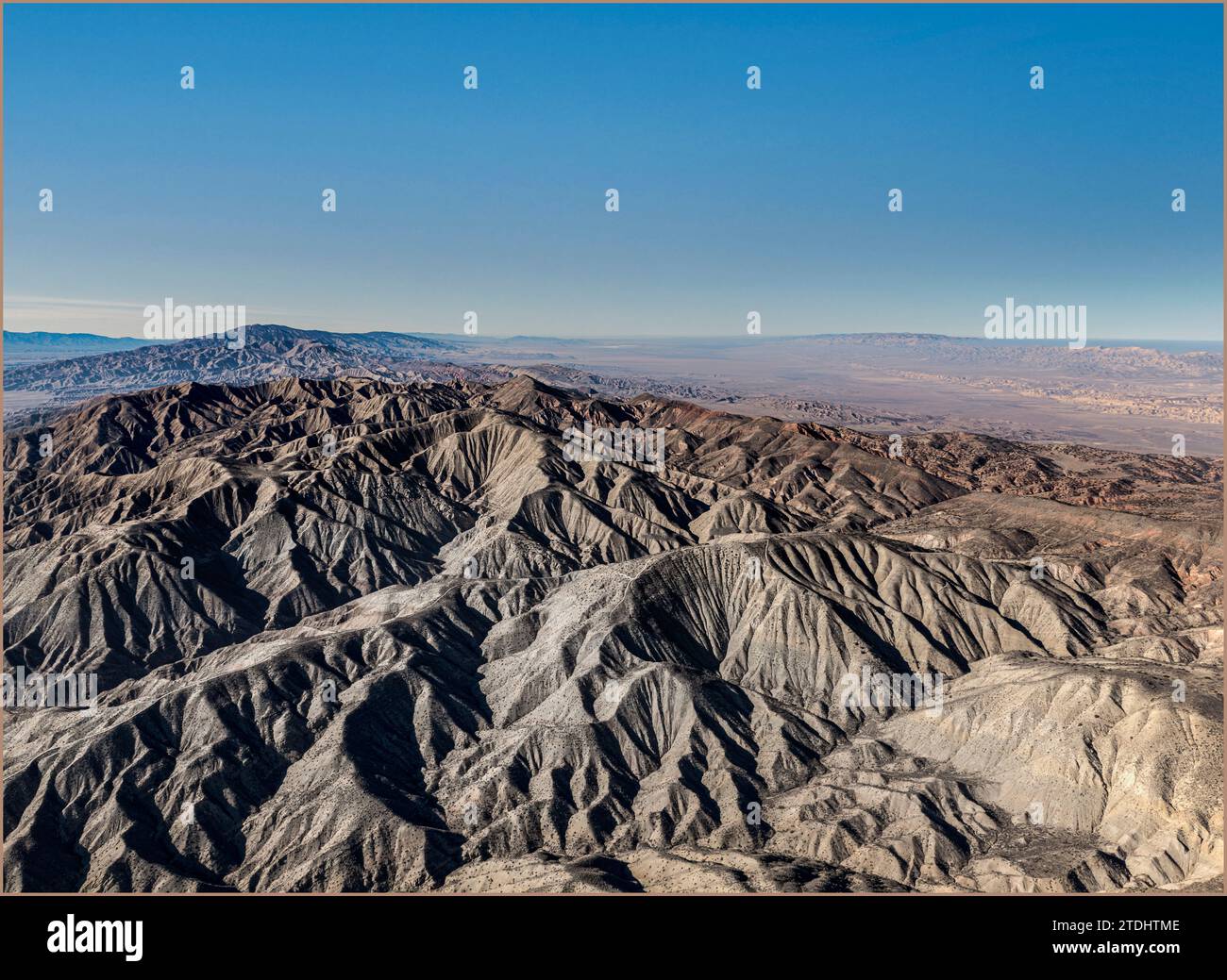 San Andreas Fault area in California's Sierra Madre Mountains, midway ...