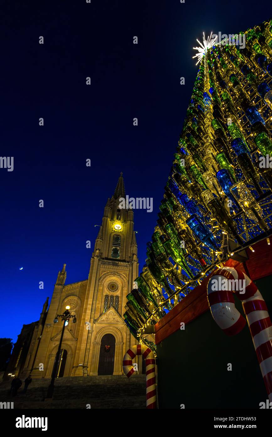 Għajnsielem Christmas Tree. The 60foottall iron Christmas tree