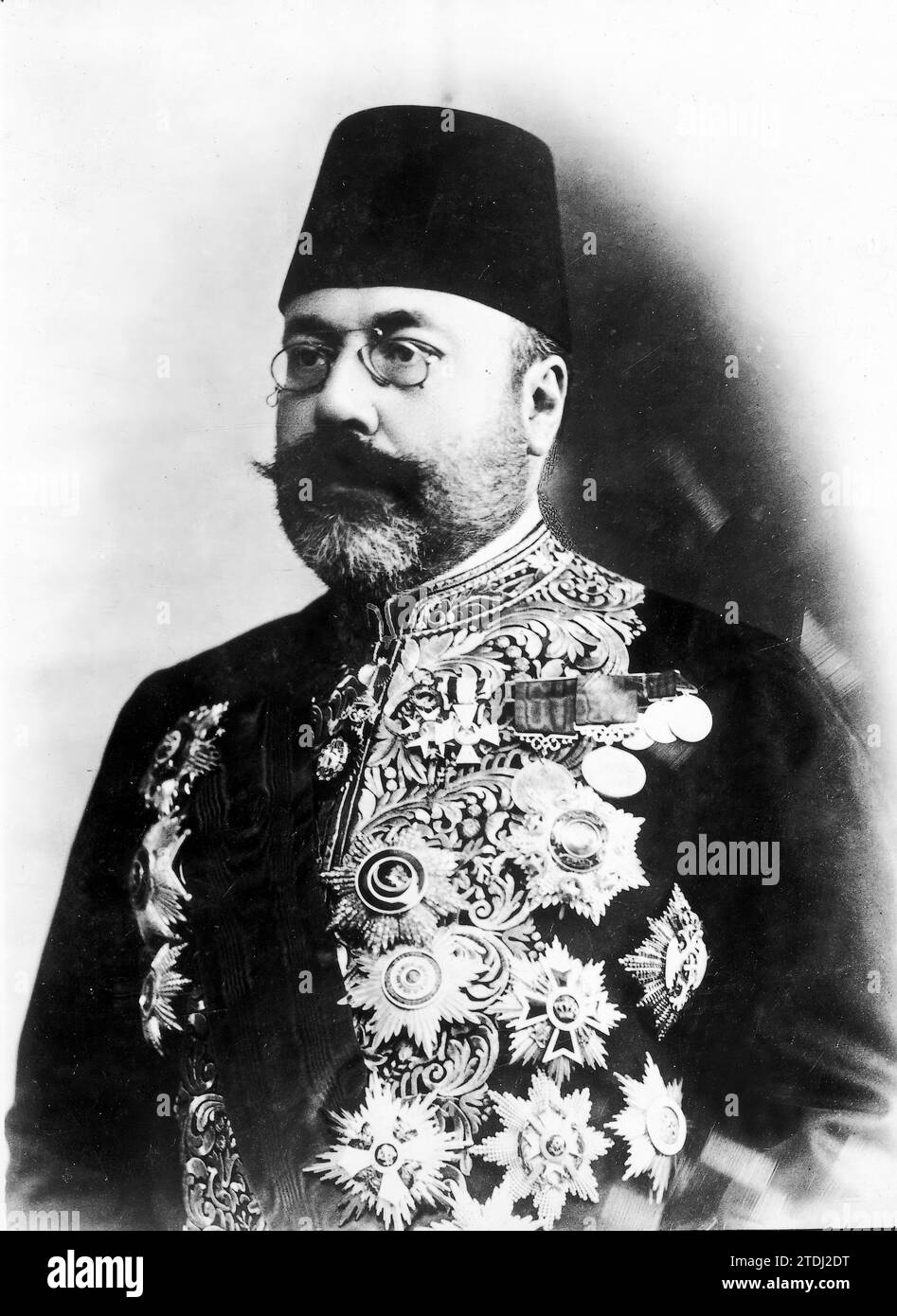 12/31/1909. End of the Turkish crisis. Hakki-Bey, new grand vizier appointed by the Young Turks party. Credit: Album / Archivo ABC Stock Photo