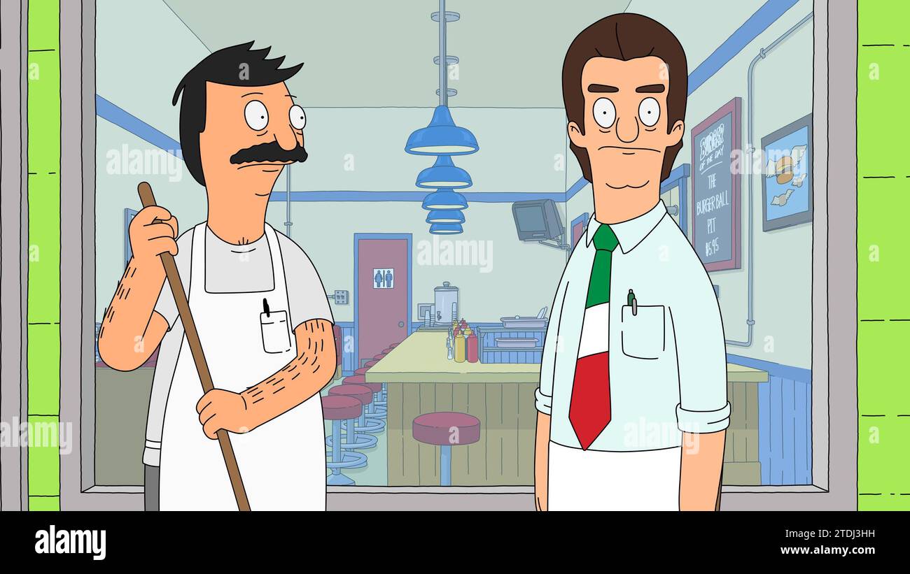 BOB'S BURGERS, from left Bob Belcher (voice H. Jon Benjamin), Jimmy Pesto (Jay Johnston