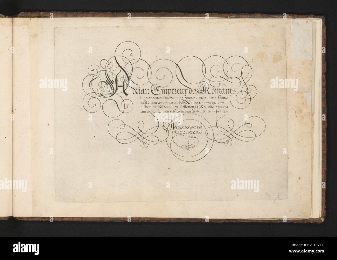 Write example: Adrian Empereur des Romains (...), Cornelis Dircksz ...