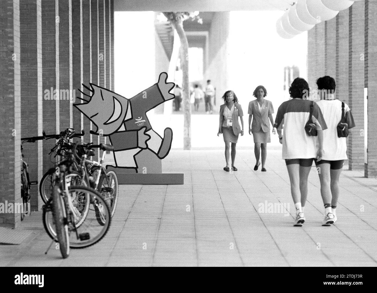 07/14/1992. Barcelona 15..7..92...Olympic Games Barcelona 92...Olympic Village. Credit: Album / Archivo ABC / Jordi Romeu Stock Photo