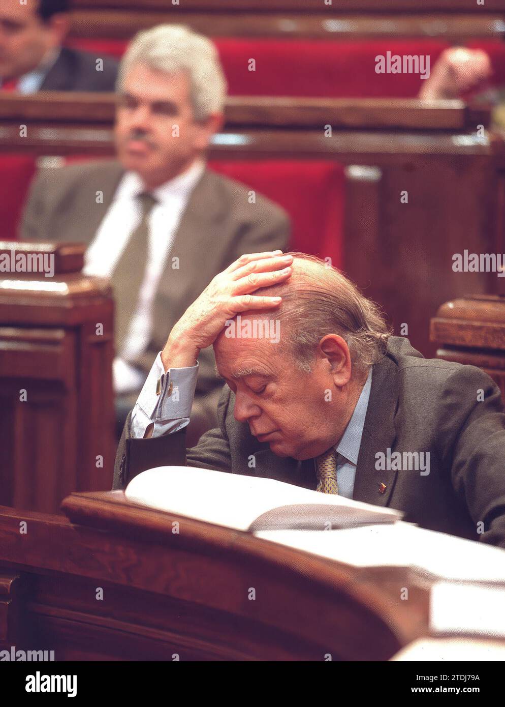 Barcelona....26...11...2002...Budget Debate. Jordi Pujol....Photo Yolanda Cardo.....Archdc. Credit: Album / Archivo ABC / Yolanda Cardo Stock Photo