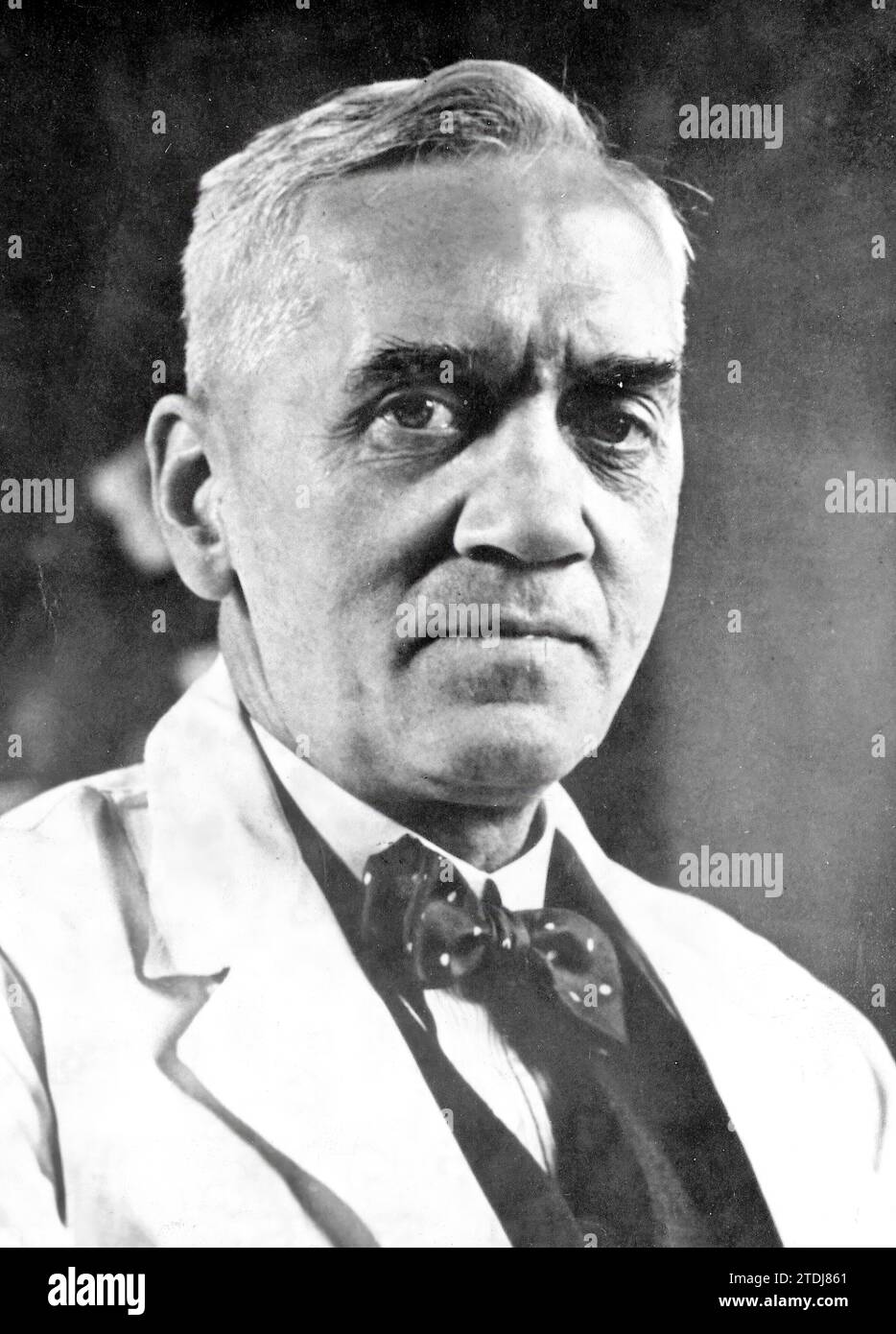 12/31/1929. Portrait of the discoverer of Penicillin, Alexander Fleming. Credit: Album / Archivo ABC Stock Photo