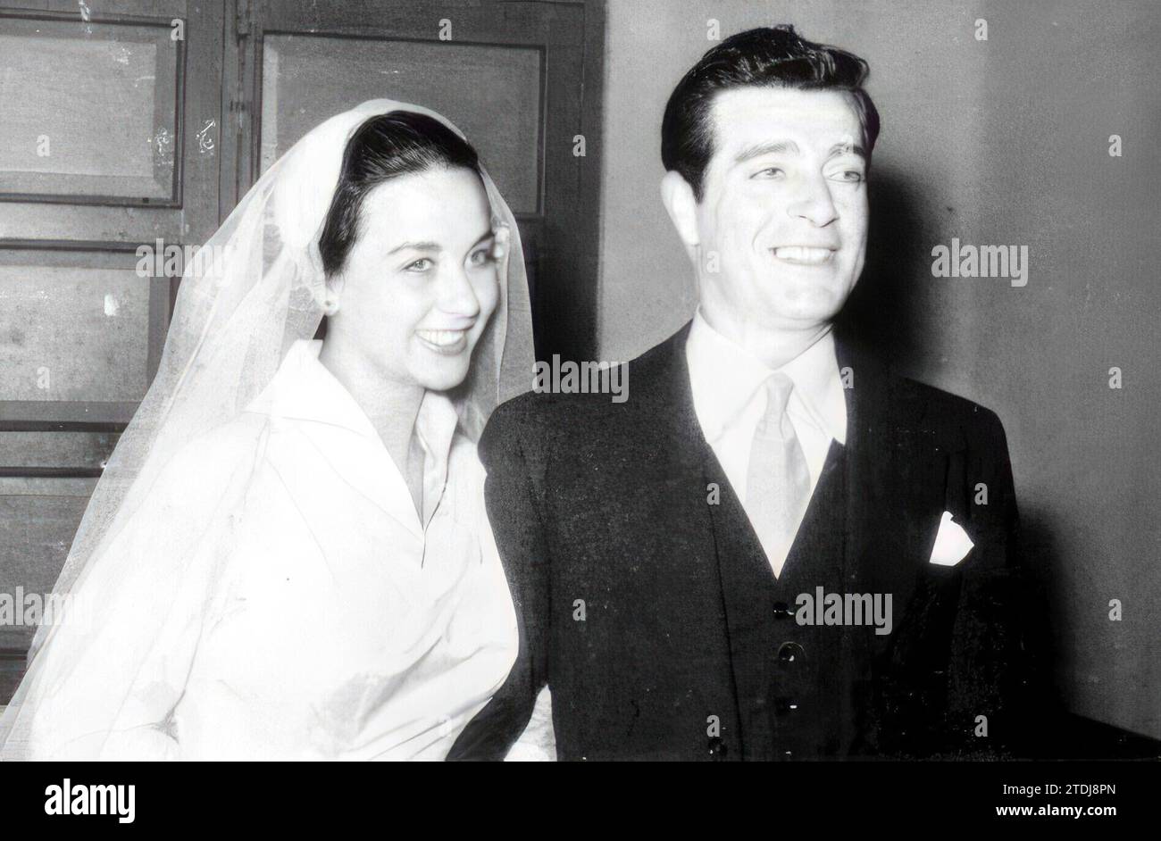 07/19/1953. Wedding of actor Antonio Casal. Credit: Album / Archivo ABC / Torremocha Stock Photo