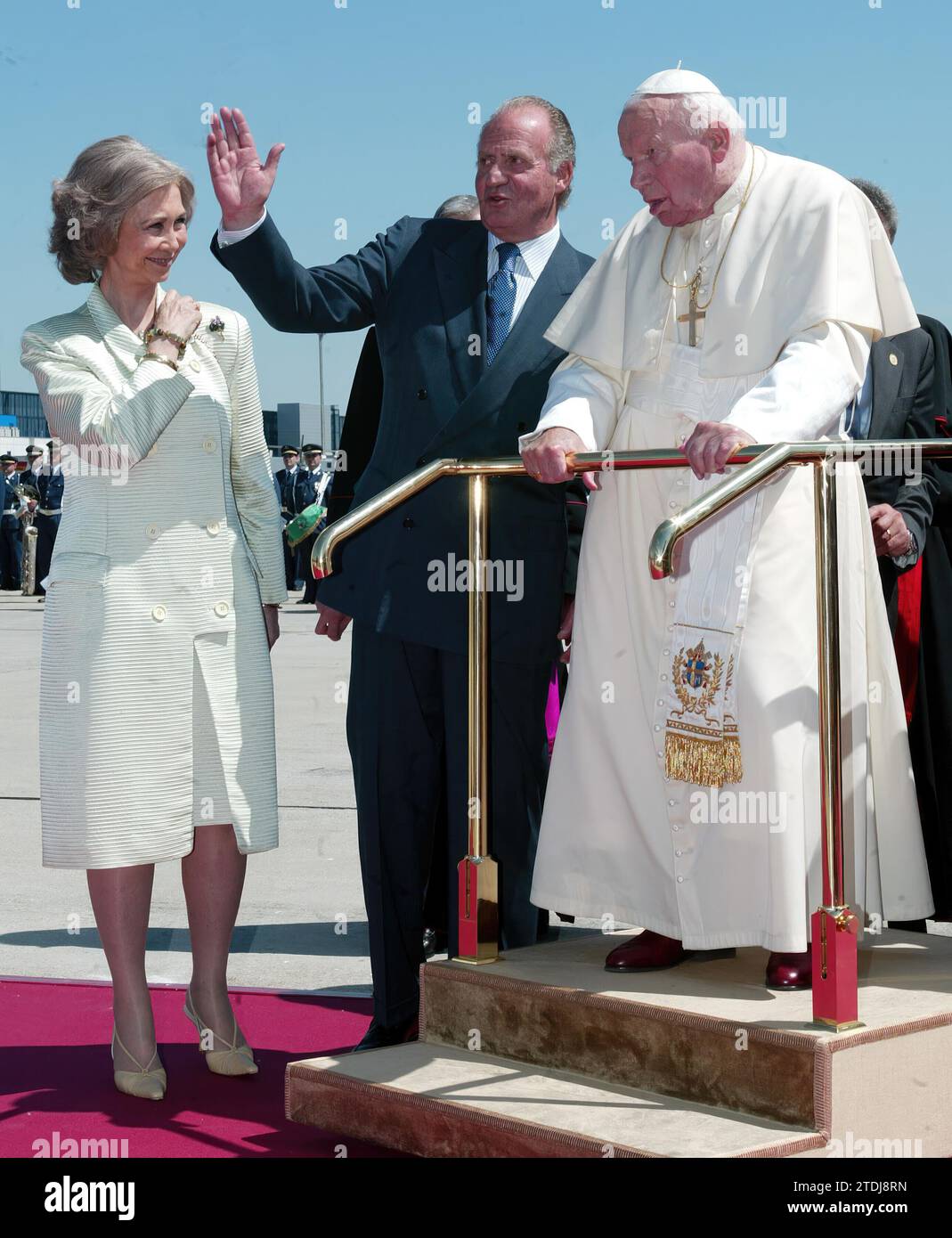 Madrid, 05/03/2003. Apostolic Visit of His Holiness the Pope to Spain. Photo: Ernesto Agudo, Jaime García and José García. Archdc. Credit: Album / Archivo ABC / Ernesto Agudo,Jaime García,José García Stock Photo