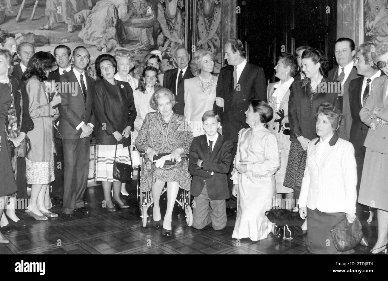 05/14/1987. Silver wedding of the Kings Don Juan Carlos and Doña Sofía. Credit: Album / Archivo ABC / Jaime Pato Stock Photo